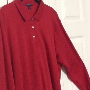 Lands End Long Sleeve Polo 3X